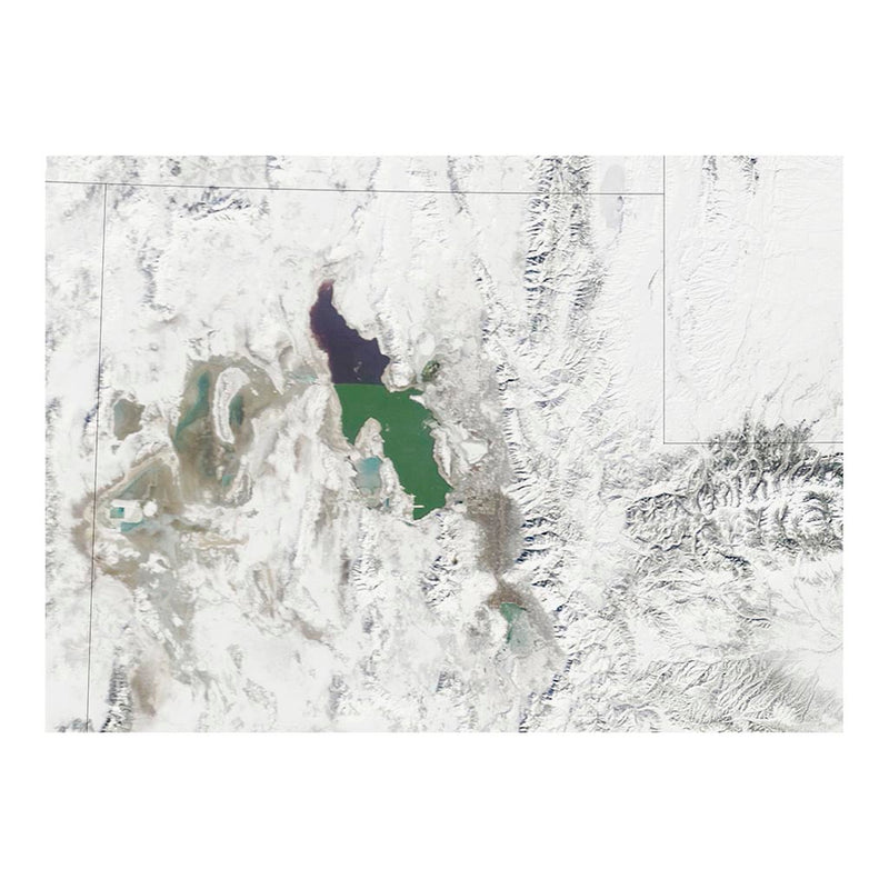Aqua Satellite Image of Smog In The Salt Lake Valley, Utah Jigsaw Puzzle