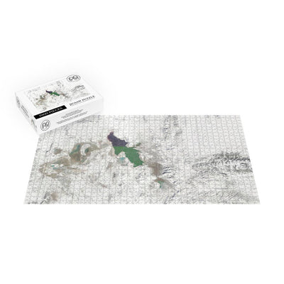 Aqua Satellite Image of Smog In The Salt Lake Valley, Utah Jigsaw Puzzle