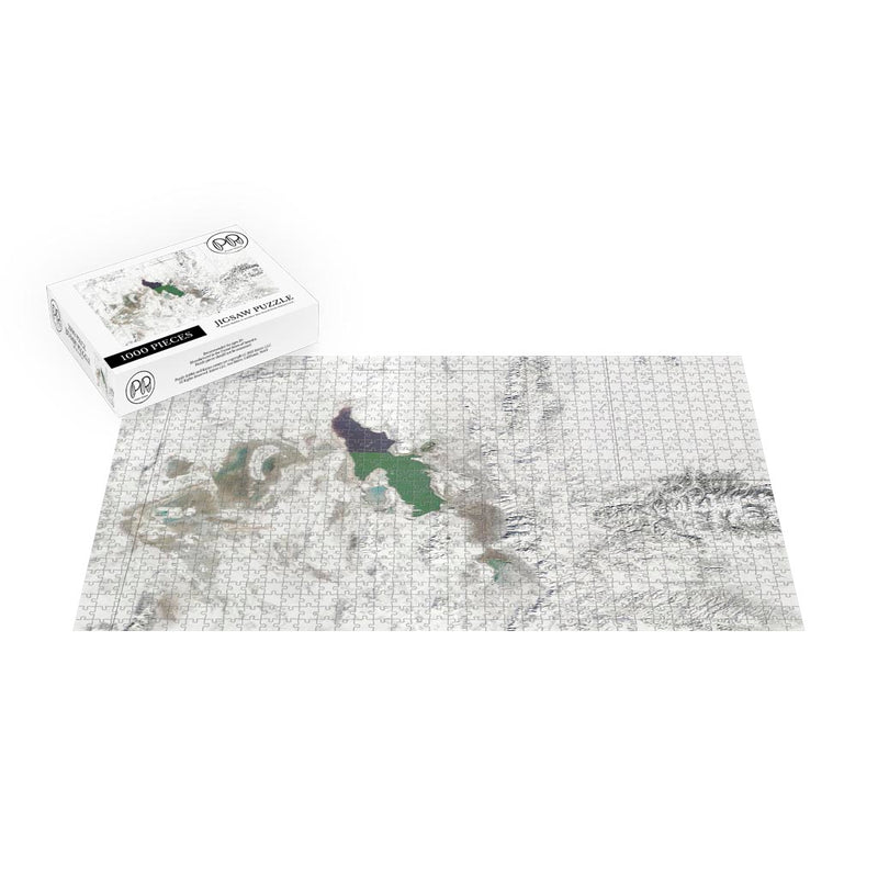 Aqua Satellite Image of Smog In The Salt Lake Valley, Utah Jigsaw Puzzle
