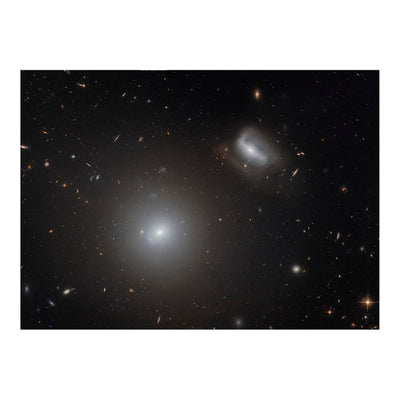 Hubble Telescope Image of NGC 3558 and LEDA 83465 Jigsaw Puzzle