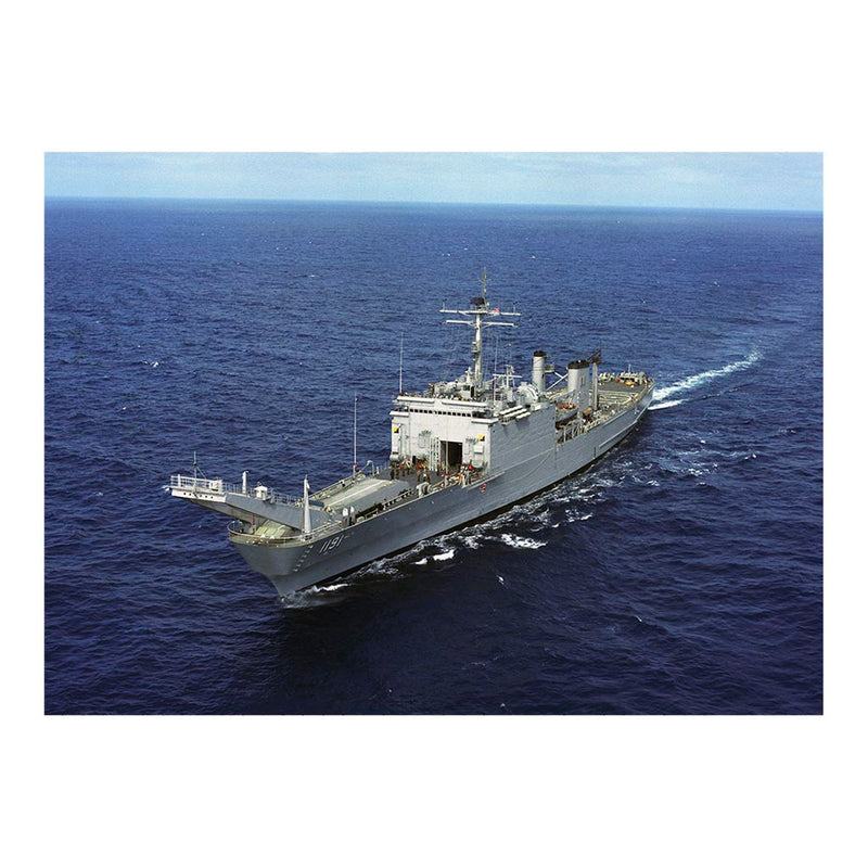 Tank Landing Ship USS Racine (LST 1191) Underway Jigsaw Puzzle