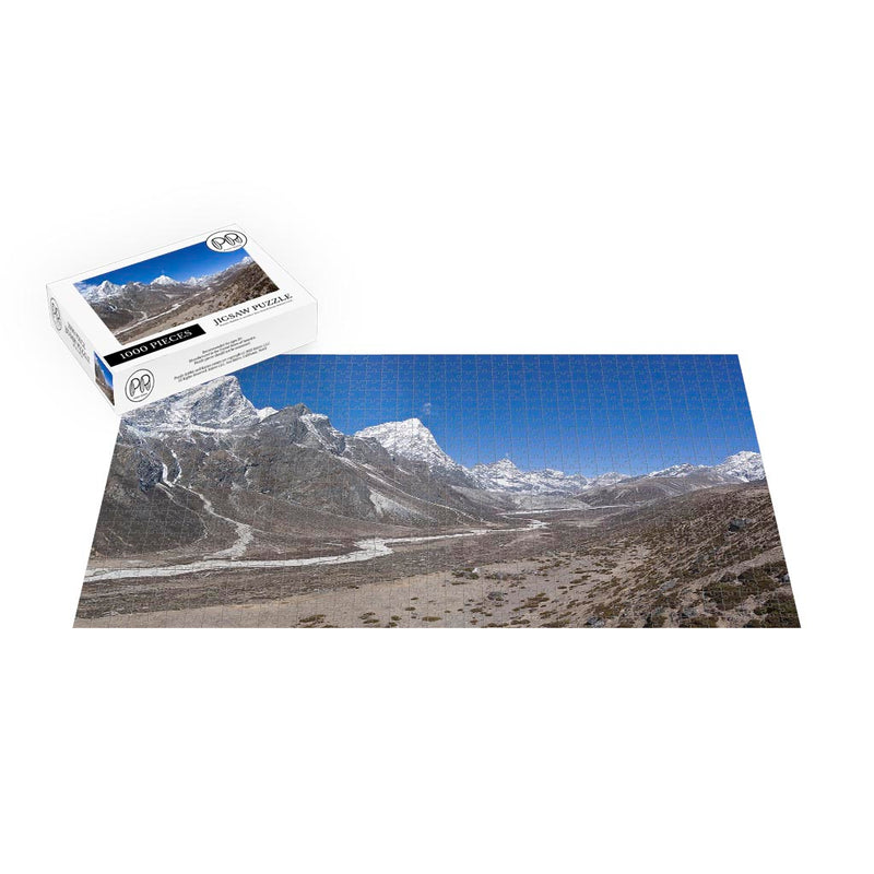 View of the Khumbu Khola Valley, Nepal Jigsaw Puzzle