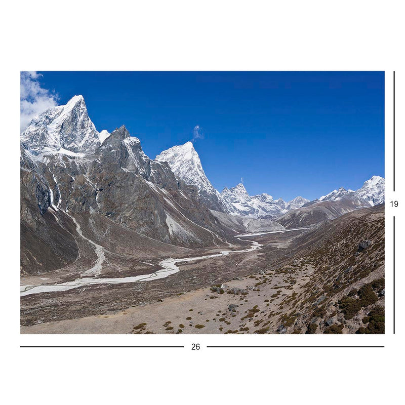 View of the Khumbu Khola Valley, Nepal Jigsaw Puzzle