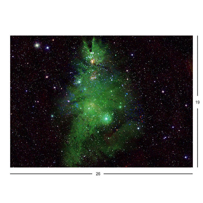 NGC 2264: Telescopes Illuminate Christmas Tree Cluster Jigsaw Puzzle