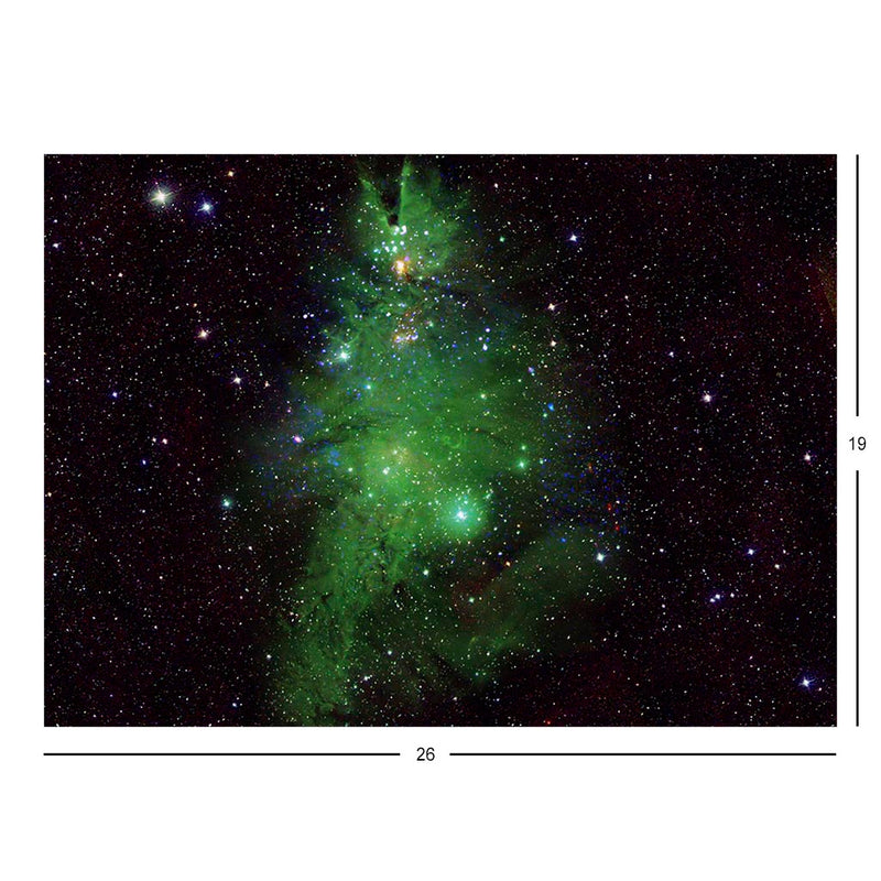 NGC 2264: Telescopes Illuminate Christmas Tree Cluster Jigsaw Puzzle