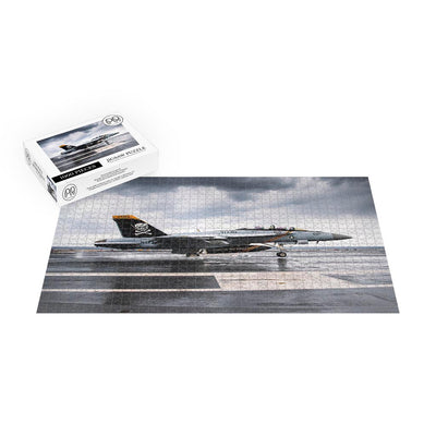 F/A-18E/F Super Hornet from Strike Fighter Squadron (VFA) 103 On USS George Washington Jigsaw Puzzle