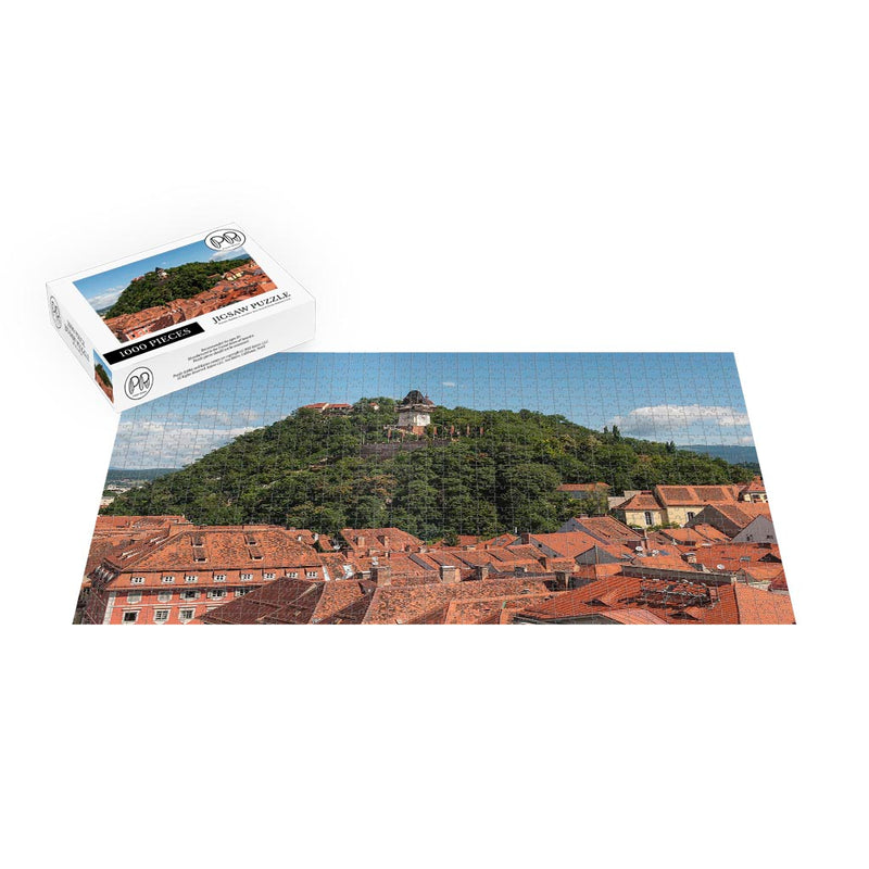 Castle Mountain,Graz, Austria Jigsaw Puzzle