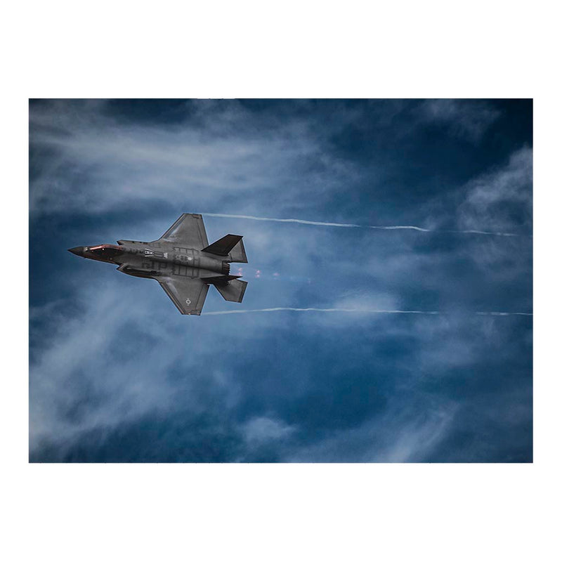 An F-35A Lightning II Pperforms A Strafing Run Jigsaw Puzzle