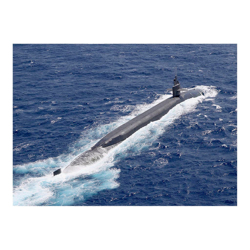 Ballistic Missile Submarine USS Maine (SSBN 741) Surfaces To Receive Replenishment Jigsaw Puzzle