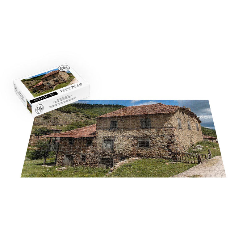 Traditional House, Malo Ilino, Zeleznik, Macedonia Jigsaw Puzzle