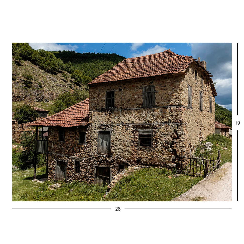 Traditional House, Malo Ilino, Zeleznik, Macedonia Jigsaw Puzzle