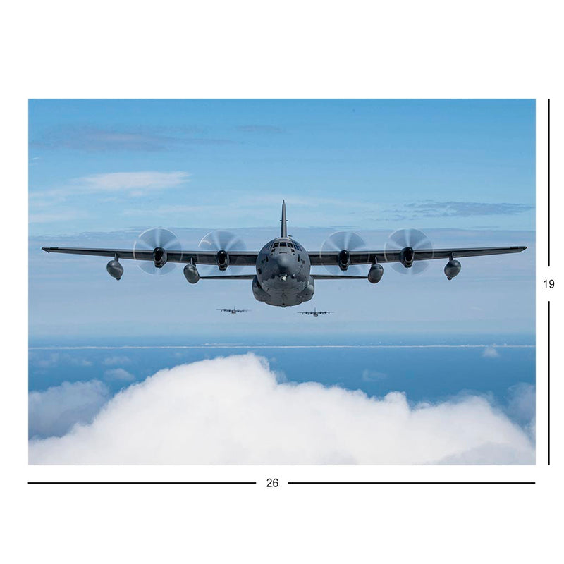 Formation of MC-130Js Fly Near Hurlburt Field, FL Jigsaw Puzzle