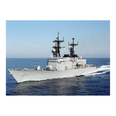 Destroyer USS Oldendorf (DD 972) Underway Jigsaw Puzzle