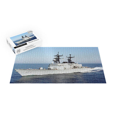 Destroyer USS Oldendorf (DD 972) Underway Jigsaw Puzzle