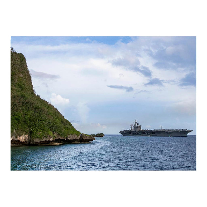 Aircraft Carrier USS Nimitz (CVN 68) Enters Apra Harbor, Guam Jigsaw Puzzle