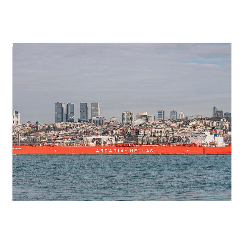 Oil tanker Aegean Harmony Sails Near Istanbul, Turkey Jigsaw Puzzle