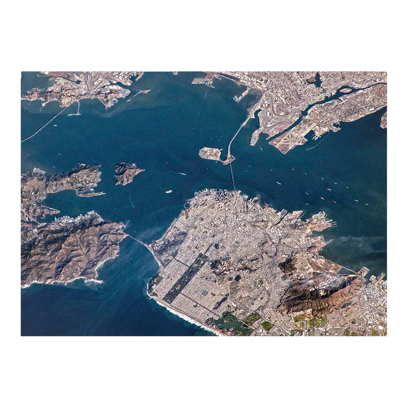 International Space Station Photograph Over San Francisco Bay Jigsaw Puzzle