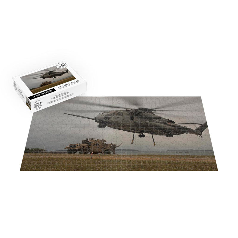 A CH-53E Super Stallion During A Training Exercise at Kin Blue, Okinawa, Japan Jigsaw Puzzle