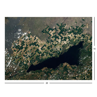 ISS Photograph of Idaho's Fields and Flows Jigsaw Puzzle