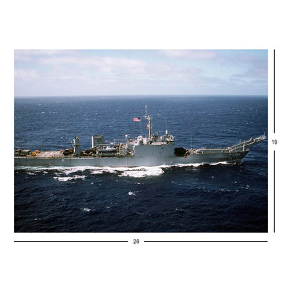 Tank Landing Ship USS Sumter (LST 1181) Underway Jigsaw Puzzle