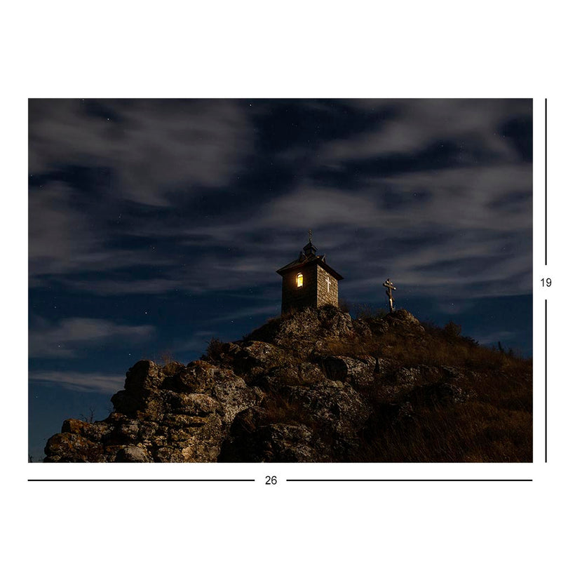 Chapel, Shyshkovi Hills, Chernivtsi, Ukraine Jigsaw Puzzle