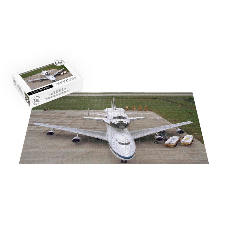 The Newest Space Shuttle, Atlantis, Arrives At Kennedy Space Center, FL Jigsaw Puzzle
