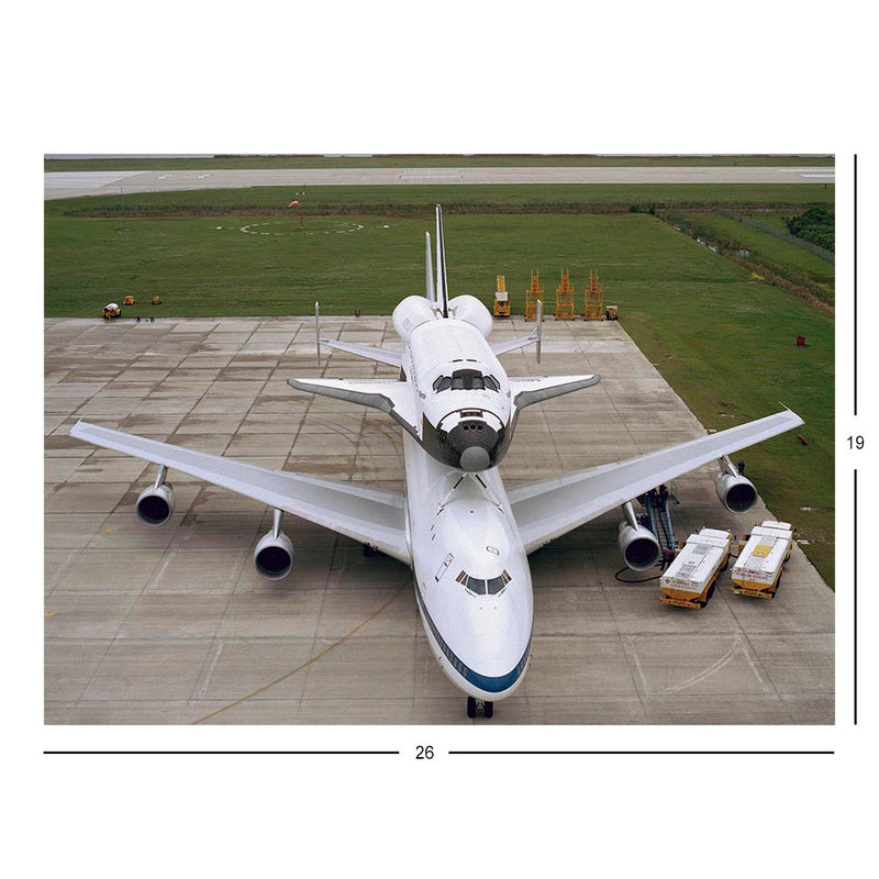 The Newest Space Shuttle, Atlantis, Arrives At Kennedy Space Center, FL Jigsaw Puzzle