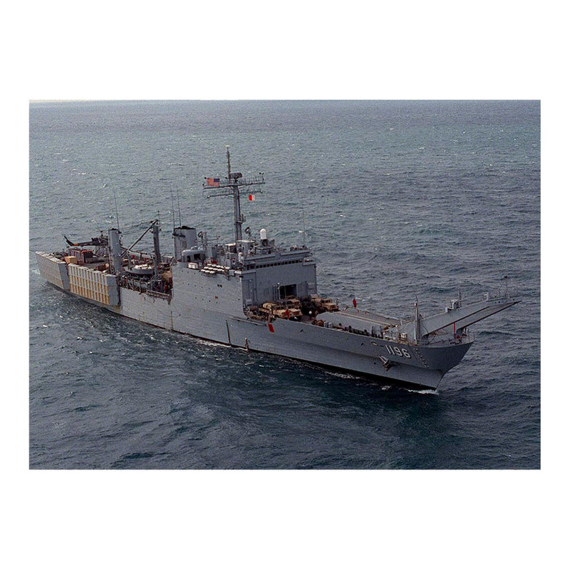 Tank Landing Ship USS Harlan County (LST 1196) Underway Jigsaw Puzzle