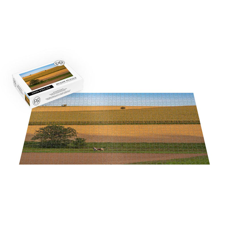 Fields and Meadows Near Neckarkatzenbach, Neunkirchen, Germany Jigsaw Puzzle