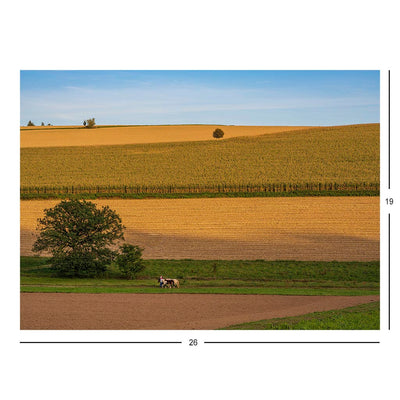 Fields and Meadows Near Neckarkatzenbach, Neunkirchen, Germany Jigsaw Puzzle