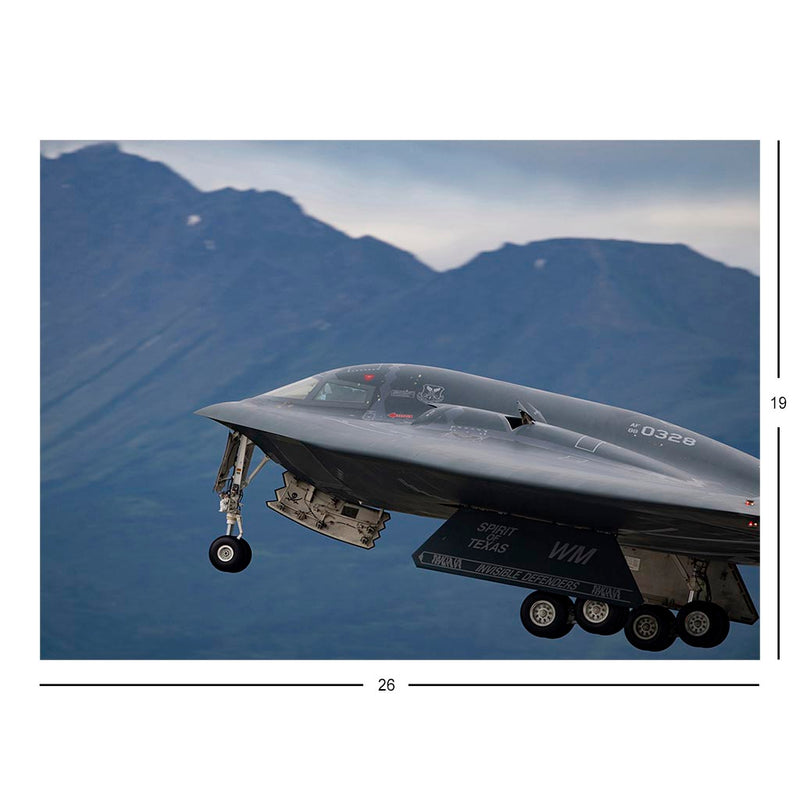 B-2 Spirit Takes Off From Joint Base Elmendorf-Richardson, AK Jigsaw Puzzle