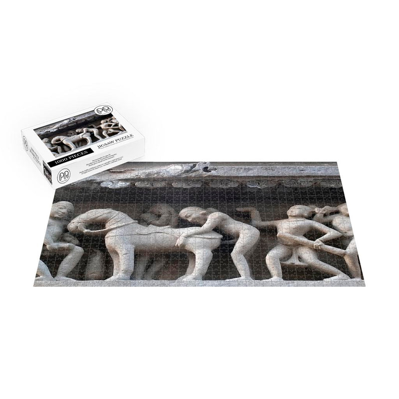 Lakshmana Temple in Khajuraho, Madhya Pradesh, India Jigsaw Puzzle