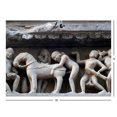 Lakshmana Temple in Khajuraho, Madhya Pradesh, India Jigsaw Puzzle