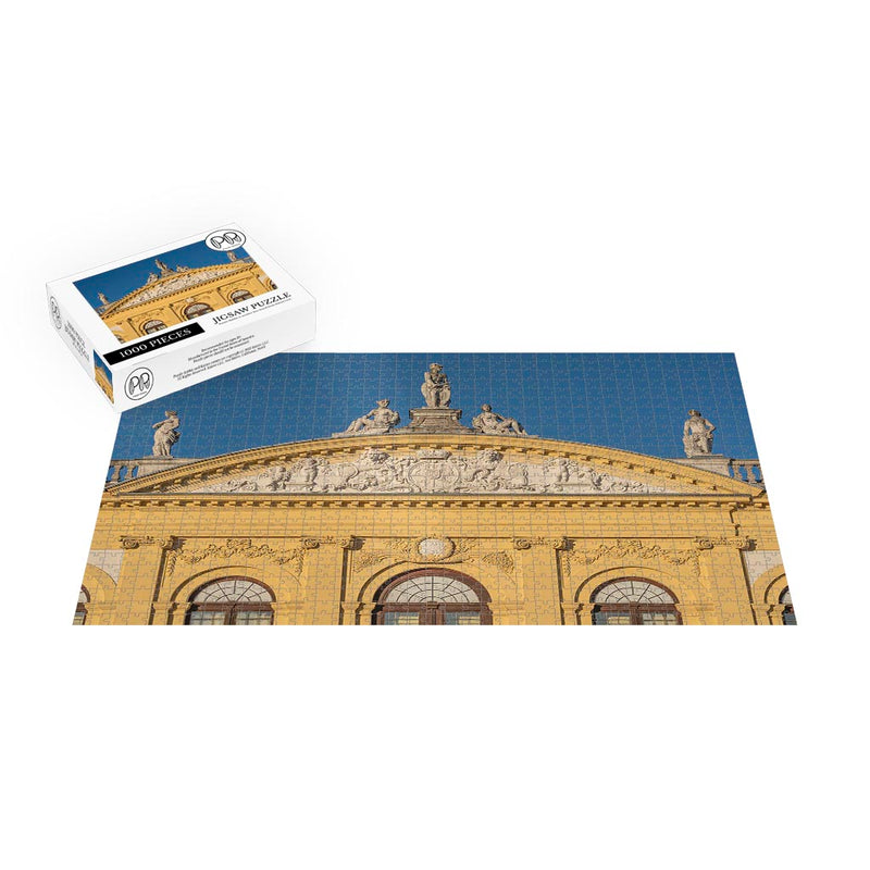 A Pediment of the Orangerie Kassel, Germany Jigsaw Puzzle