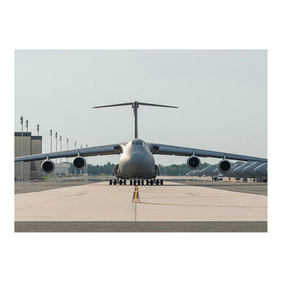 A C-5M Super Galaxy Taxis Down The Flightline Jigsaw Puzzle
