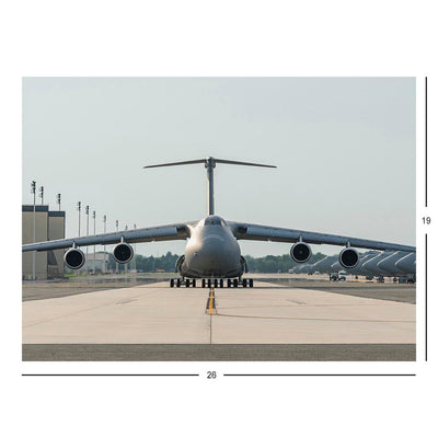 A C-5M Super Galaxy Taxis Down The Flightline Jigsaw Puzzle