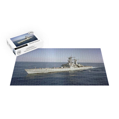 Nuclear-powered Guided Missile Cruiser USS Virginia (CGN 38) Underway During Exercise Distant Drum Jigsaw Puzzle