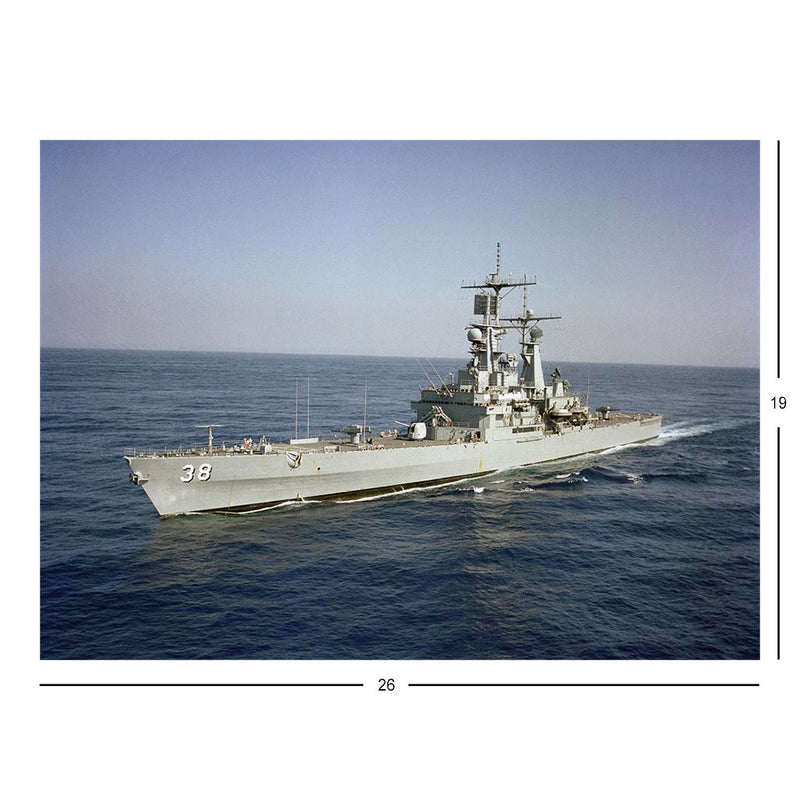 Nuclear-powered Guided Missile Cruiser USS Virginia (CGN 38) Underway During Exercise Distant Drum Jigsaw Puzzle