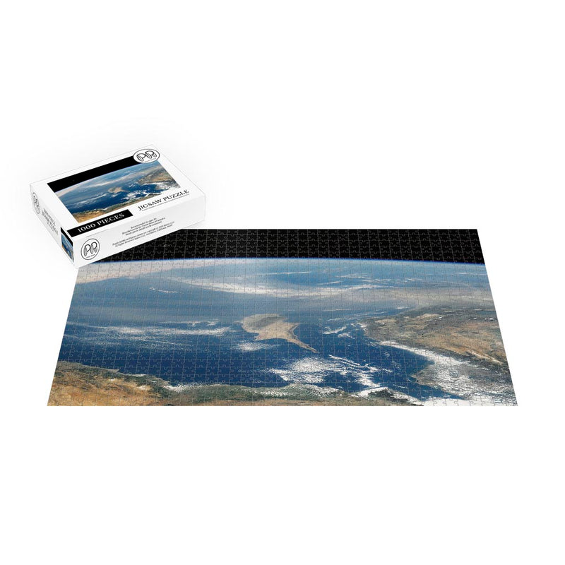 ISS Photograph of Dust Over the Mediterranean Sea Jigsaw Puzzle