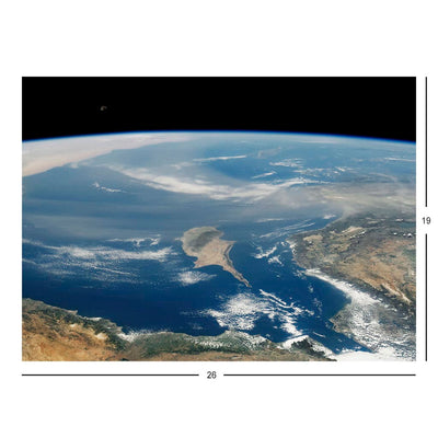 ISS Photograph of Dust Over the Mediterranean Sea Jigsaw Puzzle