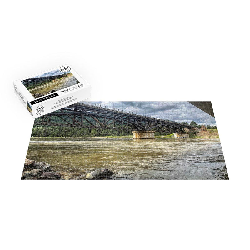 Water Temperature Site 12354700 Clark Fork near Paradise Montana Jigsaw Puzzle
