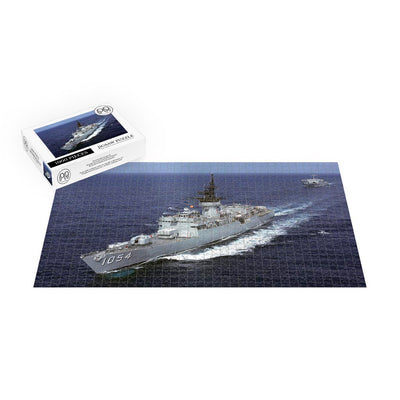 An Aerial View Of Frigate USS Gray (FF 1054) Jigsaw Puzzle
