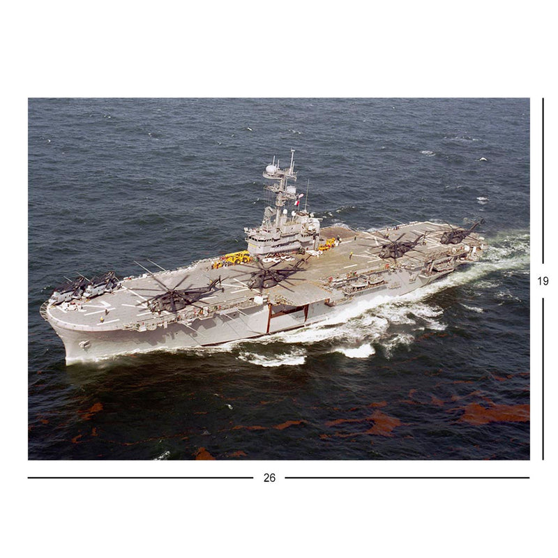 Mine Countermeasure Support Ship USS Inchon (MCS 12) Underway Jigsaw Puzzle