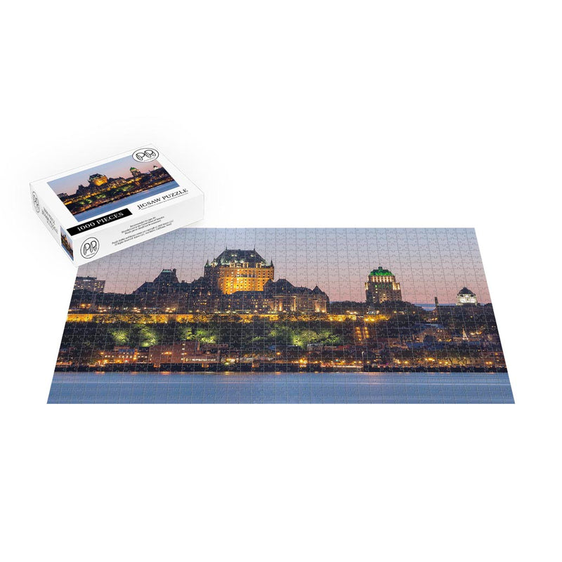 Quebec City At Night Jigsaw Puzzle