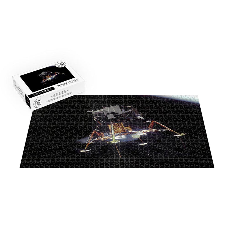 Apollo 11 Eagle Prepares to Land On The Moon Jigsaw Puzzle