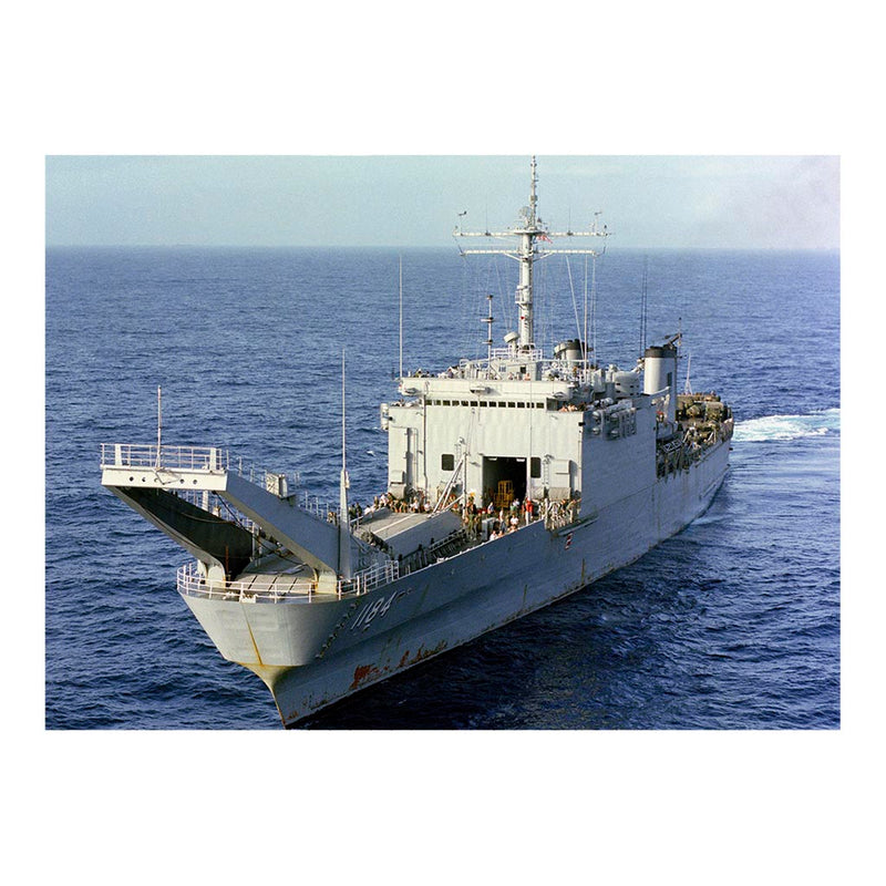 Tank Landing Ship USS Frederick (LST 1184) Underway Jigsaw Puzzle