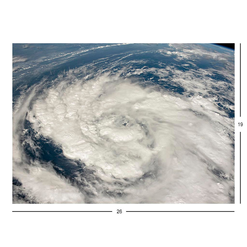 ISS Photograph of Tropical Cyclone Tej Jigsaw Puzzle