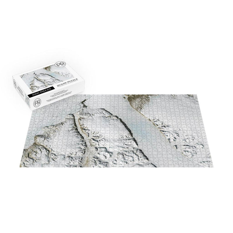 Landsat Image of Petermann Glacier, Greenland Jigsaw Puzzle