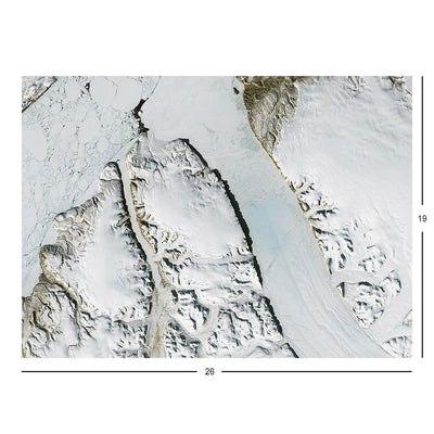 Landsat Image of Petermann Glacier, Greenland Jigsaw Puzzle