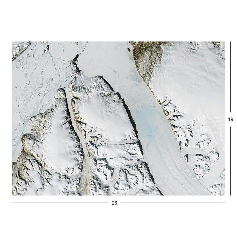 Landsat Image of Petermann Glacier, Greenland Jigsaw Puzzle